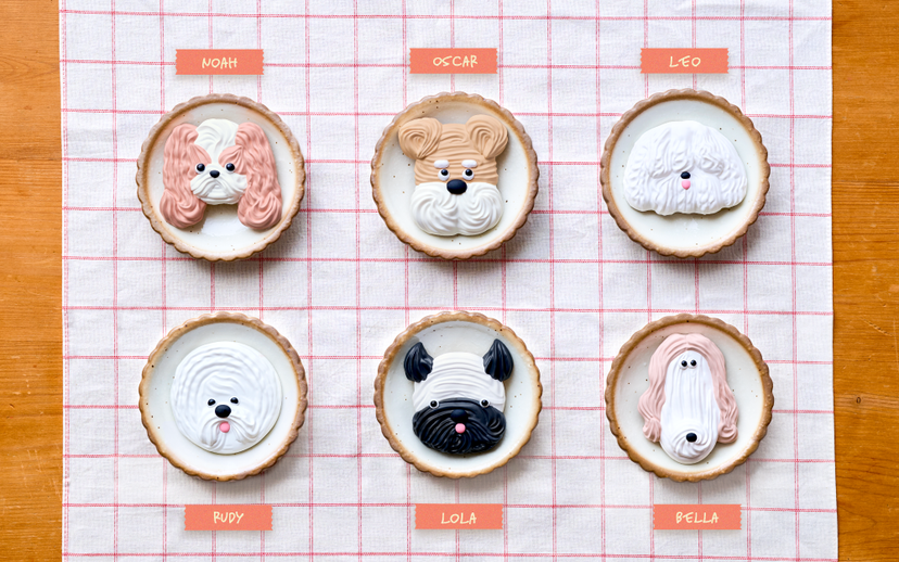 Pâtissticker Meringue Dogs Series R1