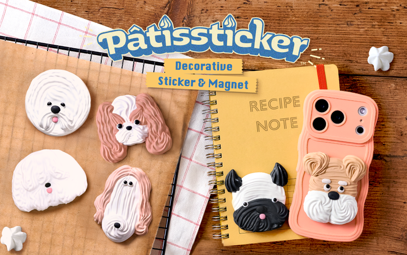 Pâtissticker Meringue Dogs Series R1